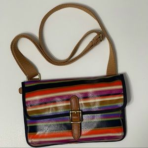 Fossil striped adjustable bag